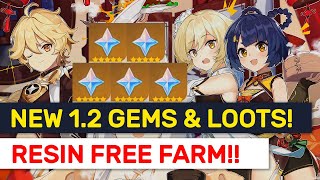 95% Players MISS OUT! NEW 1.2 Achievements, RESIN FREE Artifacts & Loots! | Genshin Impact