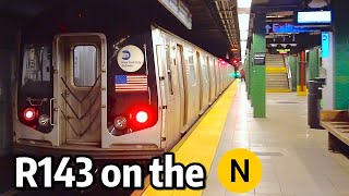 ⁴ᴷ⁶⁰ R143 Transfer passing Atlantic Avenue-Barclays Center