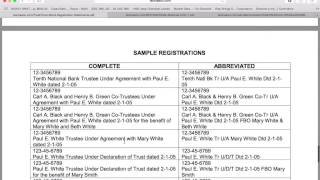 Completed the National UCC-1 Filing