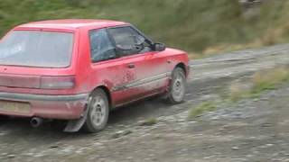 Ystwyth Rally 2009 - James \u0026 Jenny - Mazda 323