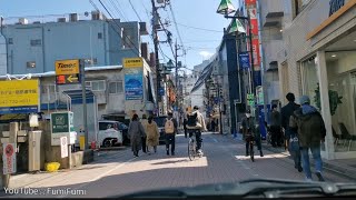 【前面展望＆駐車場】新町田街道(町田バイバス)とアミックスパーキング