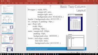 Web Programming 1 - Chapter 6 Lecture Part 3 - Fall 2016