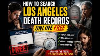 How to search Los Angeles death records online free