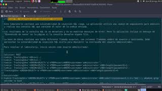 Blind SQL injection with conditional responses
