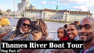 London Vlog: River Thames Boat Tour cruise | Westminster To Greenwich | London