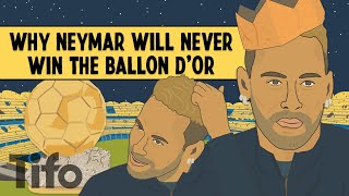 Why Neymar will never win the Ballon d'Or
