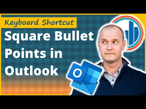 Square Bullet Points in Outlook? ️