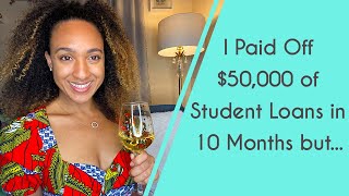 I PAID OFF $50,000 OF STUDENT LOANS IN 10 MONTHS | December Update | STUDENT LOAN PAY OFF JOURNEY