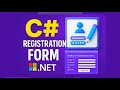 Create a User Registration Form in C#.NET Using Oracle Server Database Using ChatGPT!