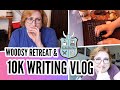 Surprise Writing Retreat + 10K Words Done | NaNoWriMo 2021 Week 1 Vlog