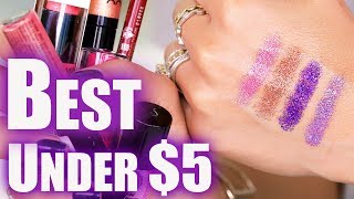 FIVE UNDER $5 BUCKS | Best Drugstore Makeup