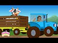 The Blue Tractor song | The Wheels on the Bus | Animal sounds song | Kids songs - Kuku and Cucudu