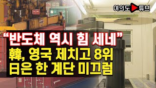 [여의도튜브] “반도체 역시 힘 세네” 韓, 영국 제치고 8위 日은 한 계단 미끄럼 /머니투데이방송