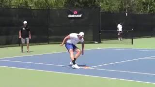 Denis Kudla fitness training with Coach T C