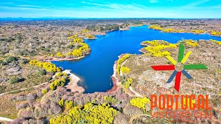 Barragem de Póvoa e Meadas 🏞️ Póvoa e Meadas Dam 🚣 Castelo de Vide - 4K UltraHD