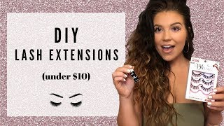 $10 DIY LASH EXTENSIONS! |Ardell LashTite Review|