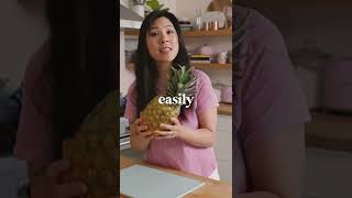 How to cut Pineapple the right way 🍍