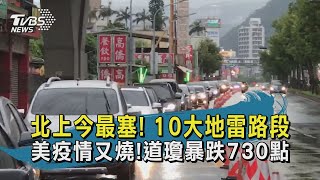 【TVBS新聞精華】20200627北上今最塞! 10大地雷路段 美疫情又燒!道瓊暴跌730點