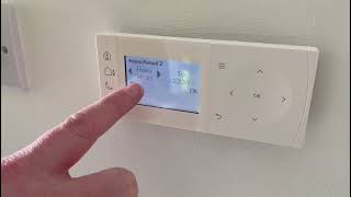 Danfoss TP1 programmable room stat setup