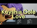 Keyshia Cole - Love Guitar cover , chord, Tutorial