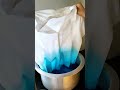 OMBRE DYE ON COTTON SHIRT 😍#youtubeshorts #viral #diy