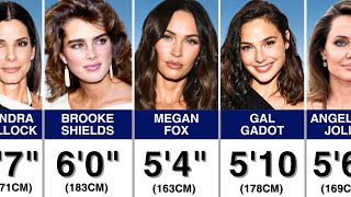 Real Heights of Hollywood Actresses From Shortest to Tallest