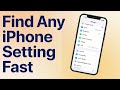 iPhone Settings Search Tips That Actually Work