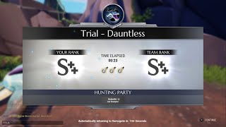 Dauntless Awakening | TempestBorne StormClaw |Dauntless Difficulty Trial - 23s | Xbox One