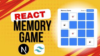 🔥Memory Game in React JS and Tailwind CSS!