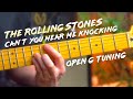 The Rolling Stones - Can't You Hear Me Knocking Guitar Tutorial in Open G Tuning