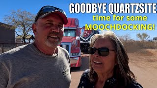 Goodbye Quartzsite // What is MOOCHDOCKING? // Spending Time With Friends // Full Time RV