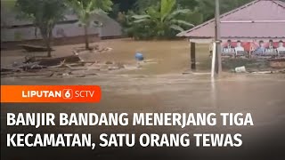 Banjir Bandang Terjang Kabupaten Sidrap: Sebuah Rumah Hanyut, Pemilik Tewas | Liputan 6