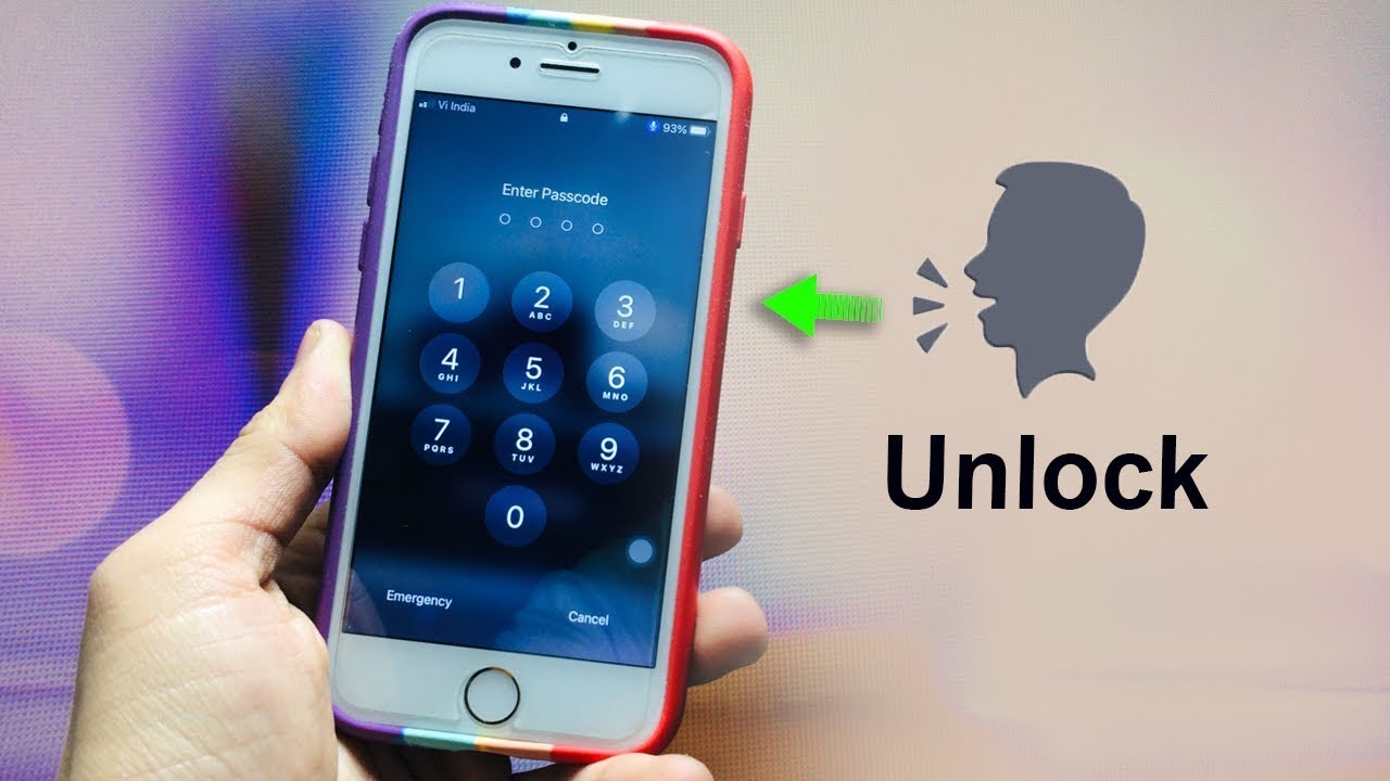 Unlock Your IPhone With Your Voice 🔥🔥 || How To Unlock IPhone With ...