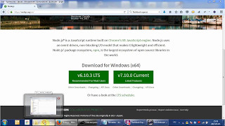 ionic 2 - mobile application development - 1 part: Install NodeJs