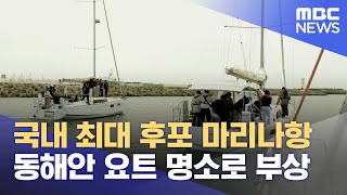 울진 후포항..동해안 요트 명소 기대 (2024.03.19/뉴스데스크/포항MBC)