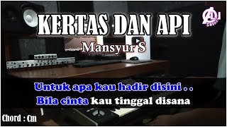 KERTAS DAN API - Mansyur S - Karaoke Dangdut Korg pa3x Lirik & Chord