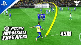 FC 24 | Free Kicks Compilation #1 PS5 4K