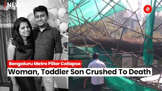 Under Construction Metro Pillar Collapse In Bengaluru; Woman, Toddler Son Crushed To Death