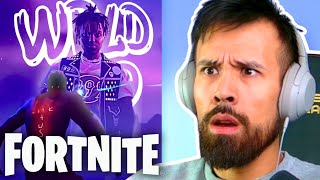 FIRST Reaction to JUICE WRLD FORTNITE EVENT - WHAT is HAPPENING?!