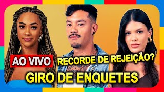 🟩 BBB 25: Giro de Enquetes 4º Paredão: Aline | Gabriel Yoshimoto | Vitória Strada #BBB25 AO VIVO