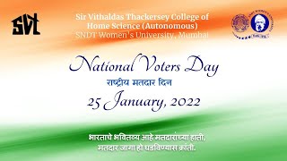 National Voters Day - 25 January, 2022