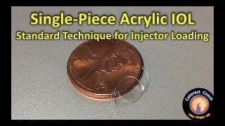 How to load a single-piece Acrylic IOL into the injector for cataract surgery