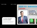 menya uko warinda account yawe ya whatsapp. learn how to secure your whatsapp account. ges tv rwanda