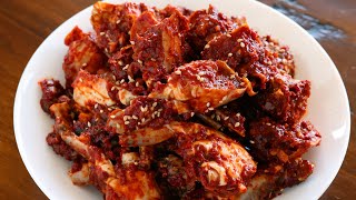 Spicy Raw Crab (Yangnyeom-gejang: 양념게장)