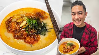 Tonkotsu Butter Garlic Shrimp Ramen 🔥