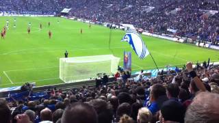 Schalke - Bayern 18.9.11 Neuer kommt zur Nordkurve