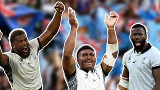 Don't miss these unbelievable Fiji full-time scenes! | Rugby World Cup 2023