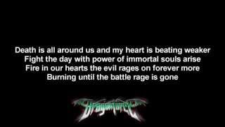 DragonForce - Storming The Burning Fields | Lyrics on screen | HD