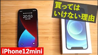 iPhone12 miniは小さくて軽いから買わないほうがいいレビュー