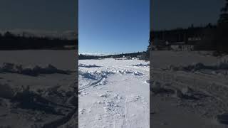 Ski doo 850 with mbrp race full throttle sound test